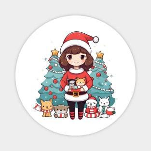 Christmas With Your Favorite Anime Magnet